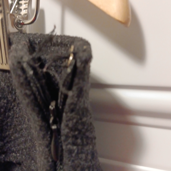 Chouyatou Women's Casual Plaid A-Line Wool Pleated Short Skirt Charcoal - Picture 4 of 8